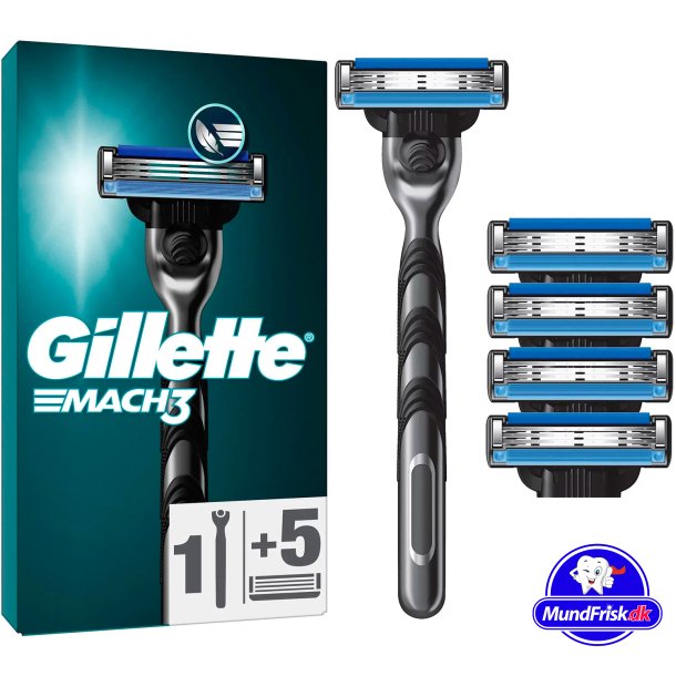 Gillette Mach3 Rasierer Inkl. 5 Rasierklingen