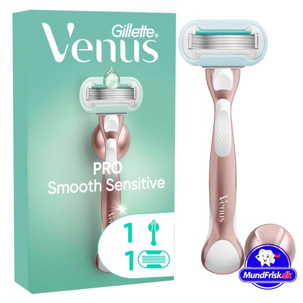 Gillette Venus Pro rakhyvel Smooth Sensitive inkl. Vggfste