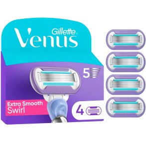 Gillette Venus Extra Smooth Swirl 4 stk. Barberblade 