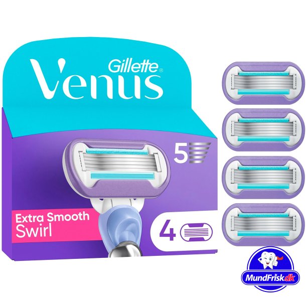 Gillette Venus Extra Smooth Swirl 4-tlg. Rasierklingen 