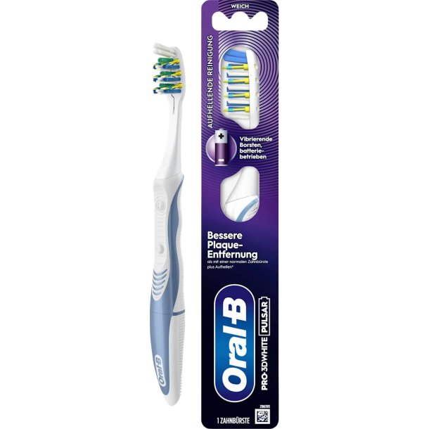 Oral-B Pro 3D White Pulsar batteritandborste Soft