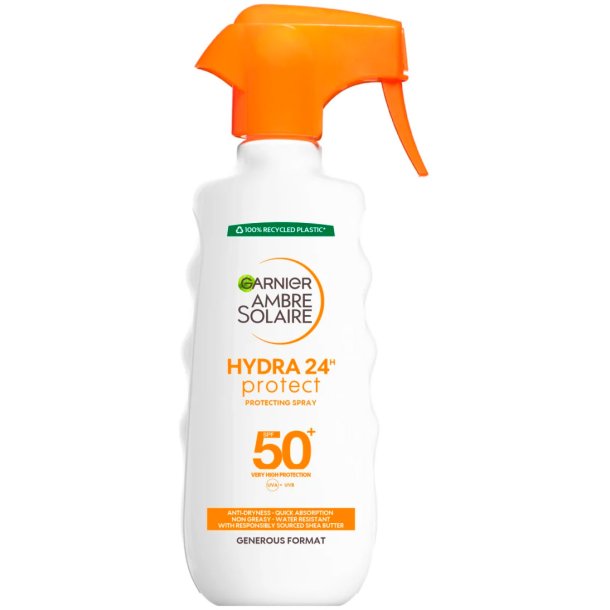 Garnier Ambre Solaire Hydra 24h Protect Spray SPF 50 Solkrem 300 ml