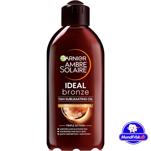 Garnier Ambre Solaire Ideal Bronze Intense Coconut Tanning Oil 200 ml