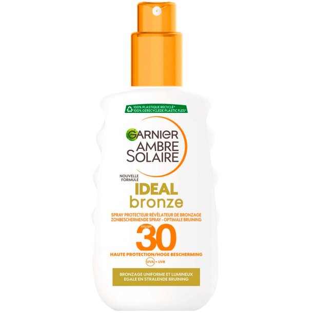Garnier Ambre Solaire Ideal Bronze SPF 30 Solskyddsspray 200 ml