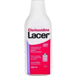 Klorhexidinmunsklj 0,12 % LACER Clorhexidina 500 ml