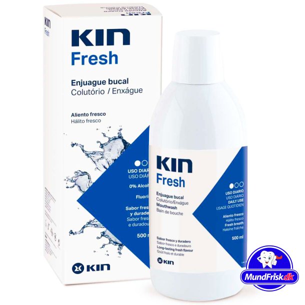 Mundsplung gegen Mundgeruch KIN Fresh 500 ml.