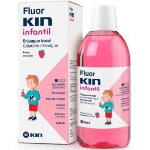 Xylitol Mundskyl til Brn KIN Calcium & Fluor 500 ml.