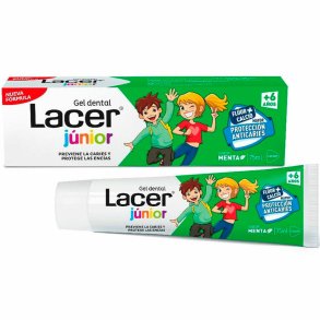 Barnetannkrem Gel LACER Junior Mint Xylitol 75 ml