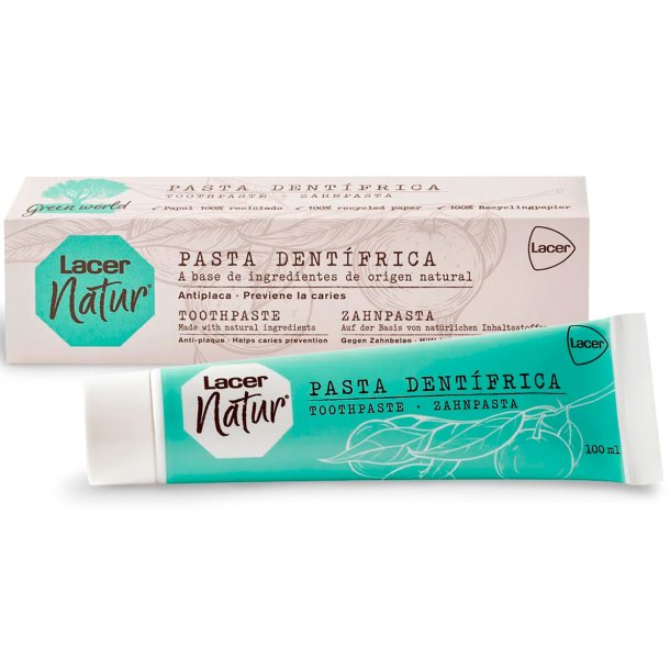 Naturlig xylitoltandkrm LACER Nature 75 ml