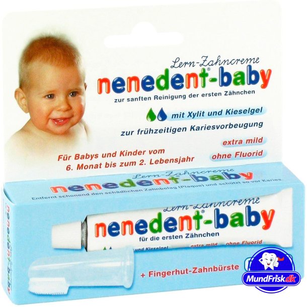 NENEDENT Baby Xylitol Kinderzahnpasta Inkl. Fingerbrste