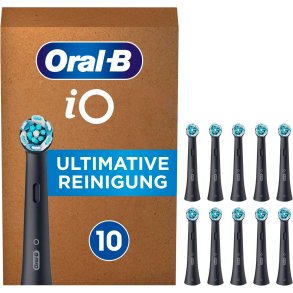 Oral-B iO borsthuvuden 10 st. BLACK Ultimate Clean