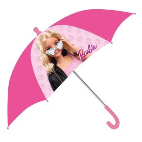 Barnparaply BARBIE Fuchsia-Rosa H60cm, 70cm