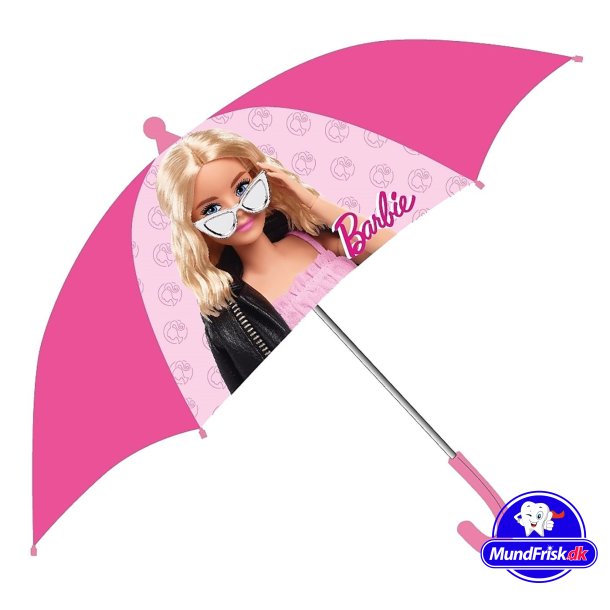 Barnparaply BARBIE Fuchsia-Rosa H60cm, 70cm