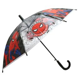 Barnparaply SPIDER-MAN Transparent H61cm, 77cm