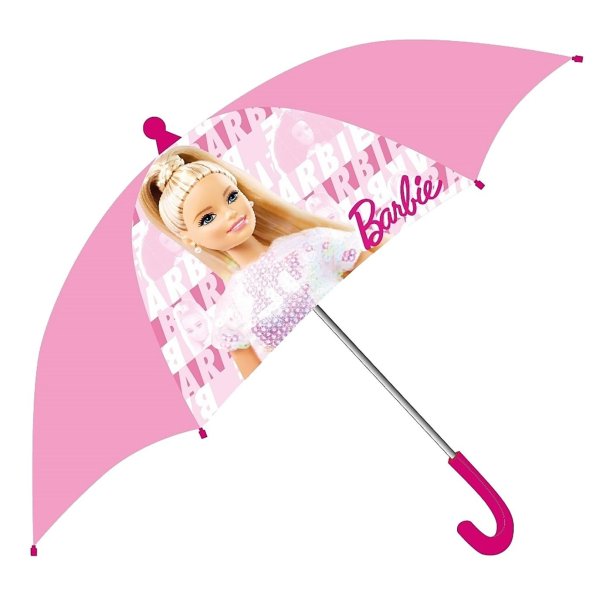 Barnparaply BARBIE Rosa H60cm, 70cm