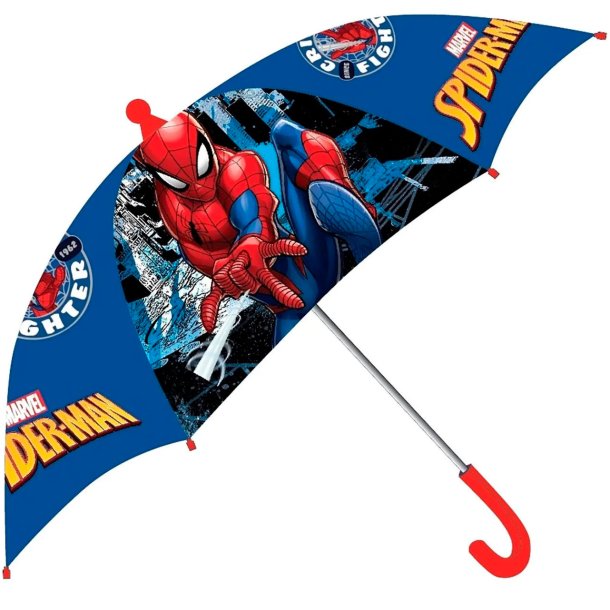 Barnparaply SPIDER-MAN Halvautomatisk 70 cm