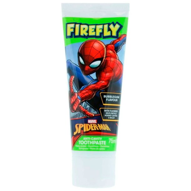 Spider-Man barnetannkrem mot Cavity 75 ml. FIREFLY