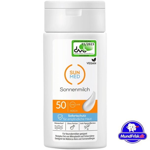 SPF 50 Solcreme SUN MED Ekstra Sensitiv 200 ml