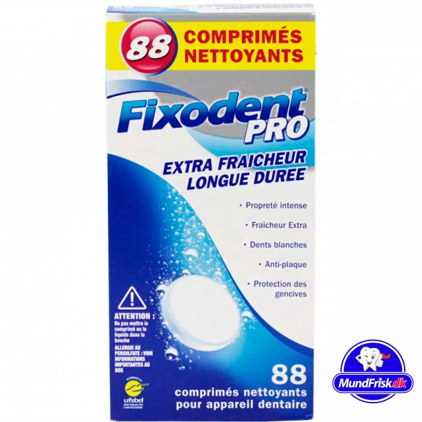 Rensetabletter til Protese FIXODENT Pro 88 stk.