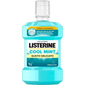 LISTERINE Munvatten utan alkohol 1 liter Cool Mint Zero