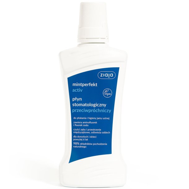 Antiseptisk Munvatten ZIAJA Mintperfect Active 500ml
