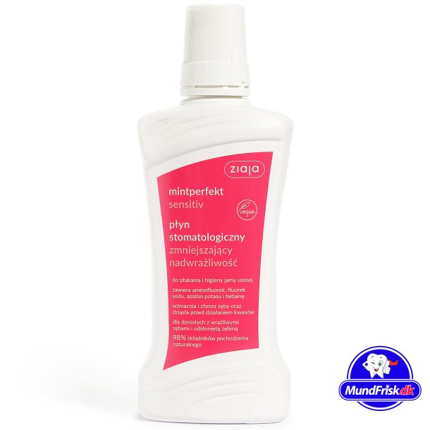 Munnvann mot iskrem ZIAJA Mintperfect Active Sensitiv 500ml