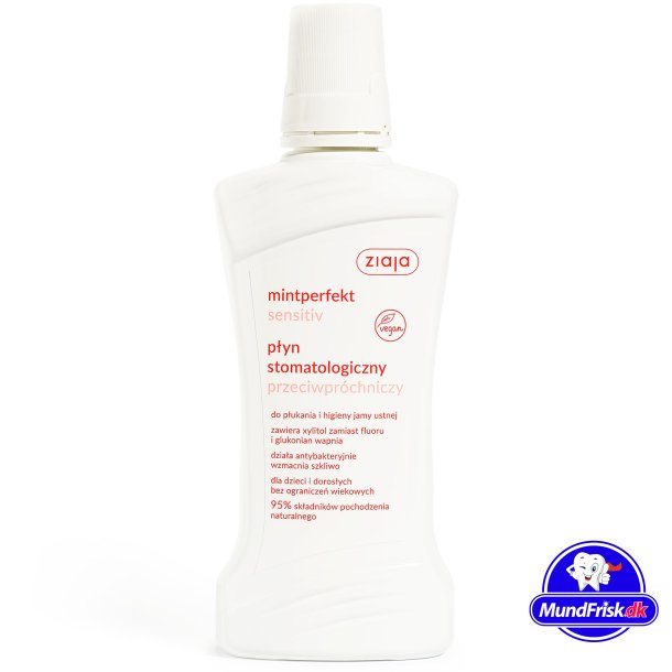Xylitol Mundsplung ZIAJA Mintperfect Active Sensitive Teeth 500ml
