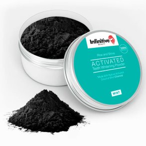 Tandblegningspulver INFINITIVE BEAUTY Rise & Shine Charcoal 25g