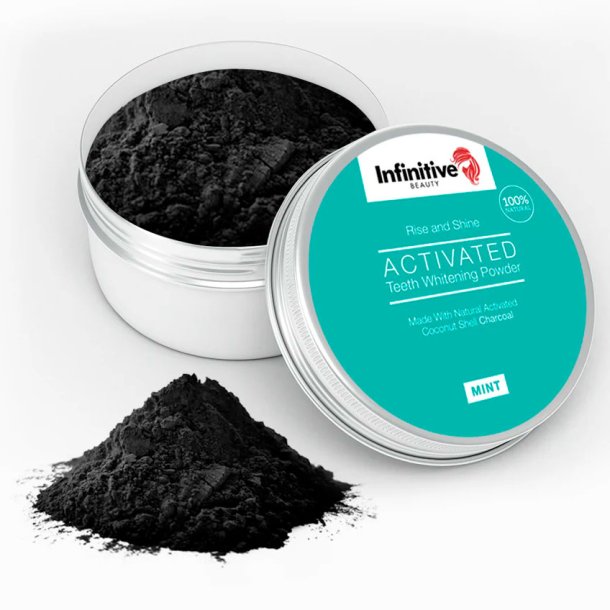 Tandblegningspulver INFINITIVE BEAUTY Rise &amp; Shine Charcoal 25g