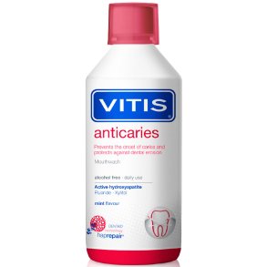 Hydroxyapatit Mundskyl VITIS Anti-Caries Xylitol 500 ml