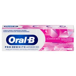 Oral-B 3D White Advanced tannkrem Luxe Glamorous White 75 ml