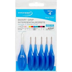 Mellemrumsbrster ORAL PREVENT 6 stk. Smart Grip 0.70 mm ISO 4