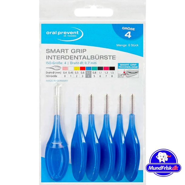Interdentalbrsten ORAL PREVENT 6 Stk. Smart Grip 0,70 mm ISO 4