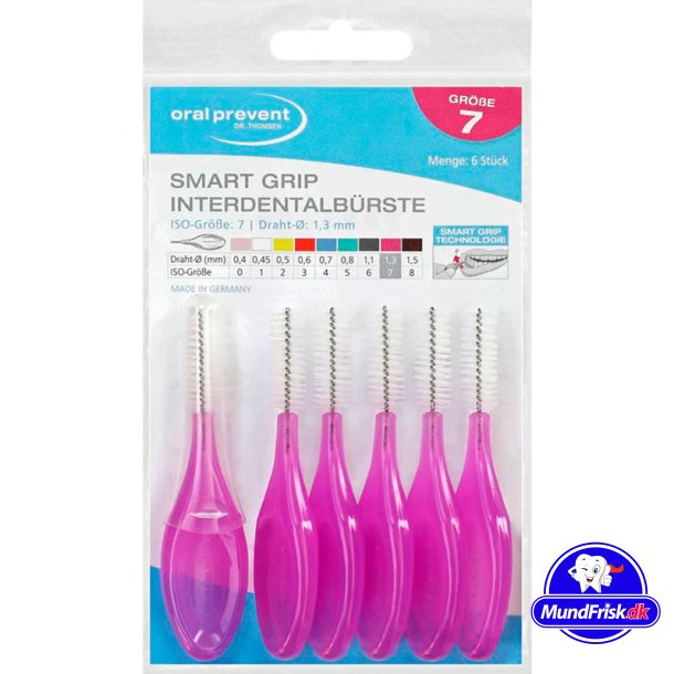 Interdentalbrsten ORAL PREVENT 6 Stk. Smart Grip 1,3 mm ISO 7