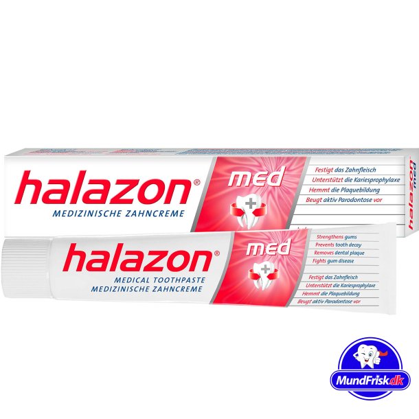 Klinische Zahnmedizin Zahnpasta fr den tglichen Gebrauch HALAZON Med 75 ml