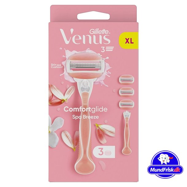 Gillette Barberskraber Venus Comfortglide Spa Breeze Inkl. 3 stk. Barberblade