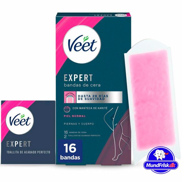Hrfjerning VEET Expert Body & Legs Kaldvoksstrimler Normal Skin 16 pcs.