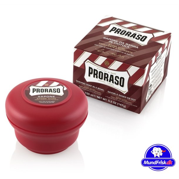 Rasierseife PRORASO Red Bowl Sandalwood & Shea 150 Oil