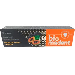 Bio Madent Hemp Tandkrm Charcoal &amp; Papaya &amp; CBD 100 ml.