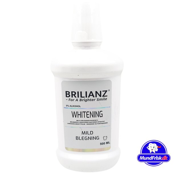 Brillianz Mundskyl Whitening 500 ml.