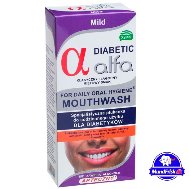 Mundsplung fr Diabetiker ALFA Implant Diabetic Mild 200 ml