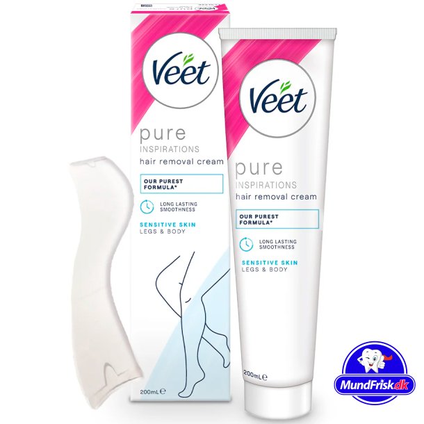 VEET Pure Haarentfernungscreme Legs & Body Sensitive Skin 200 ml