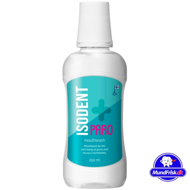 Mundsplung bei Zahnfleischentzndung ISODENT Paro Medium 250 ml.