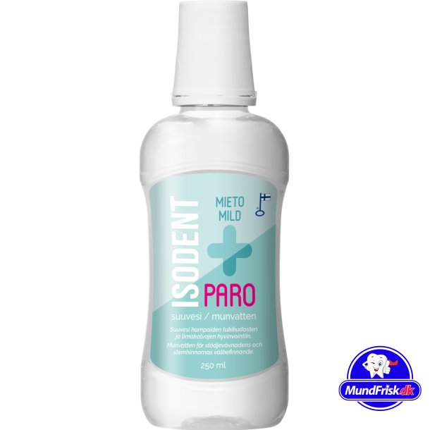 Mundsplung bei Zahnfleischentzndung ISODENT Paro Mild 250 ml.