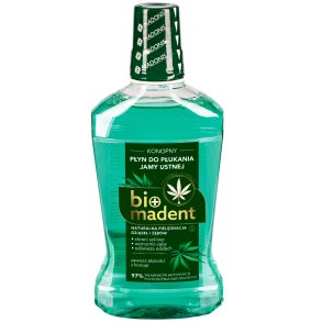 Naturligt CBD Munvatten BIO MADENT Hampa 500 ml.