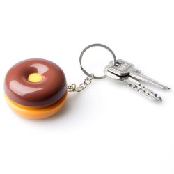 Pillbox med nyckelring Balvi Donut Cookie pillerbox