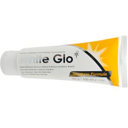 Tandblegning Tandpasta WHITE GLO Smokers Formula 100ml + Tandbrste