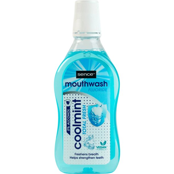 Alkoholfri Mundskyl SENCE Coolmint Total Fresh 500 ml.