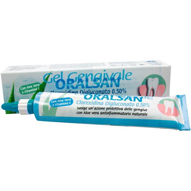 Klorheksidin Gingival Gel 0,50 % ORALSAN Gingival Gel 30 ml