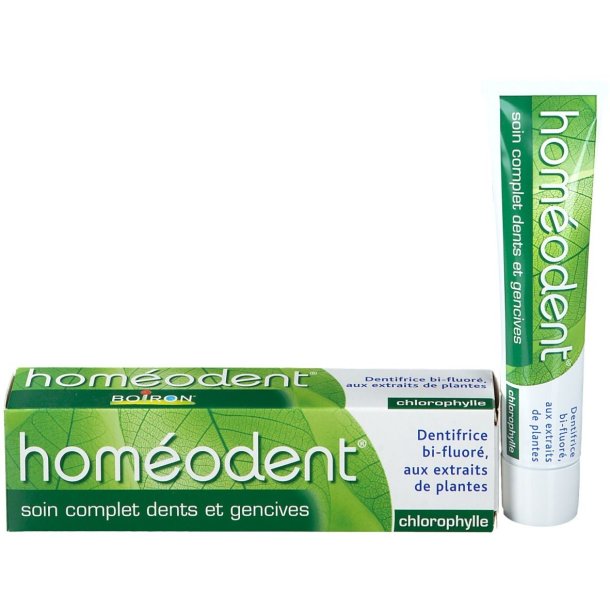 Naturlig homeopatisk tandkrm HOMEODENT Klorofyll 75 ml